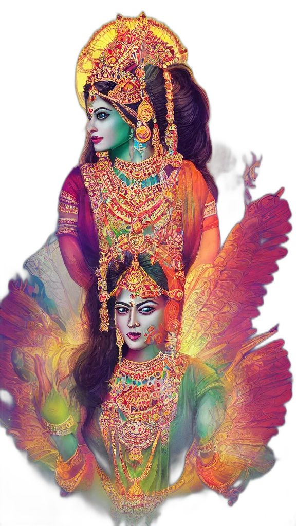 mask, fantasy art, concept art, oil painting, photorealistic, colorful, neon, red transparent PNG cut-out