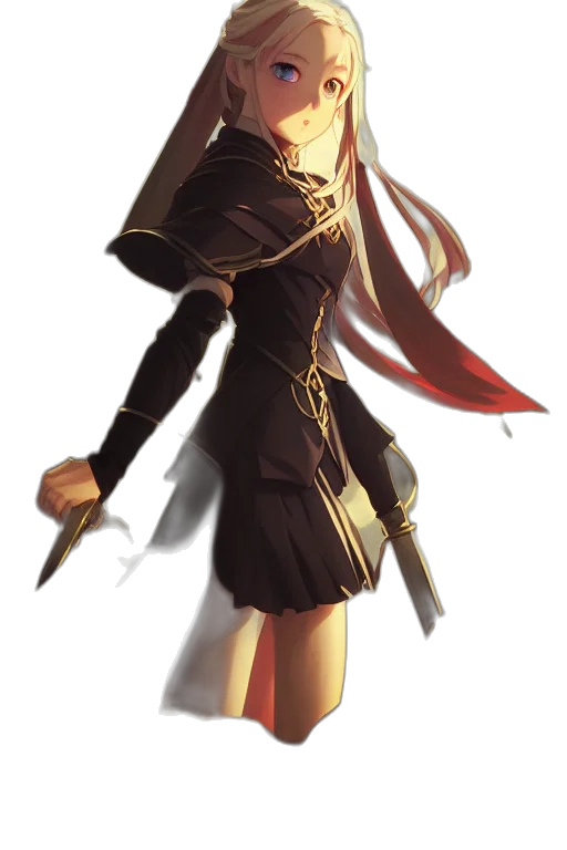 staff, sword, weapon, dress transparent PNG cut-out