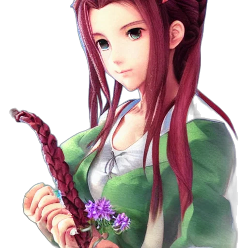 staff, weapon, sword, flower, fantasy art, pixel art, anime, concept art transparent PNG cut-out