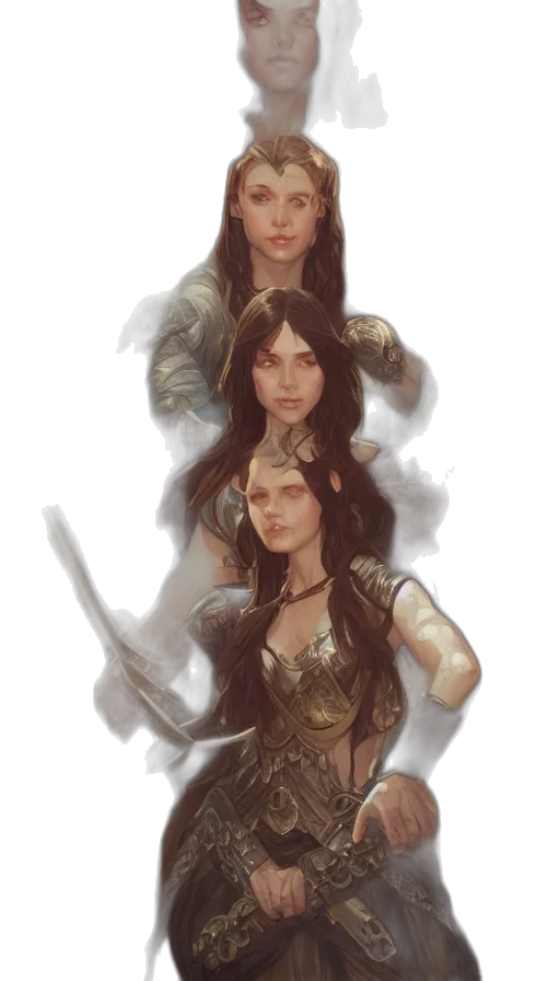 fantasy art, concept art, pixel art, comic book art transparent PNG cut-out