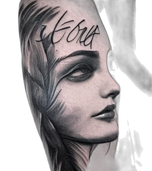 face, crown, jewelry, photorealistic, pencil sketch, comic book art, fantasy art, tattoo transparent PNG cut-out