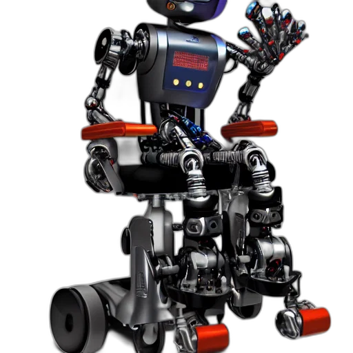 robot, weapon, animal, 3d render transparent PNG cut-out
