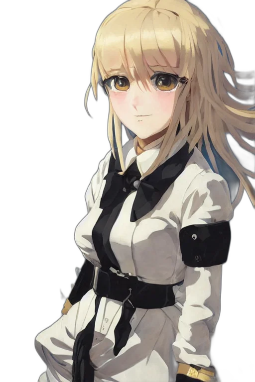 staff, dress, face, robot transparent PNG cut-out