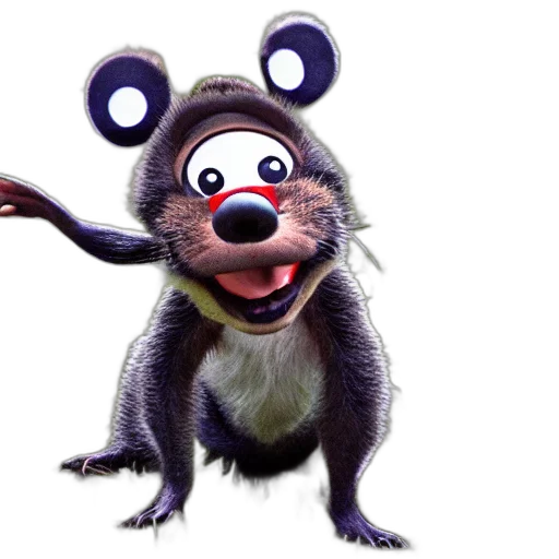 animal, creature, staff, mask, 3d render, concept art, photorealistic, cartoon transparent PNG cut-out