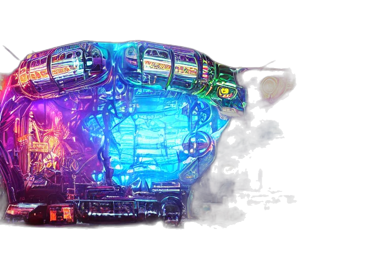 car, robot, weapon, concept art transparent PNG cut-out