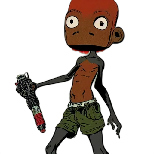 staff, robot, weapon, creature transparent PNG cut-out