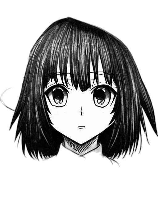 face, mask, hair, robot, anime, cartoon, photorealistic, concept art transparent PNG cut-out