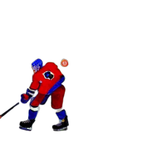 concept art, 3d render, pixel art, hockey transparent PNG cut-out