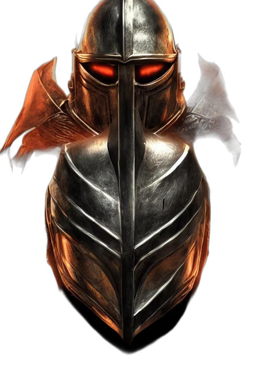 mask, robot, face, sword transparent PNG cut-out