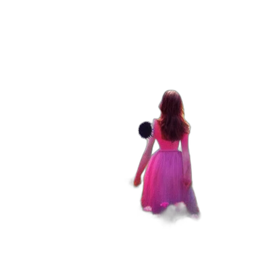 dress, hair, umbrella, robot transparent PNG cut-out