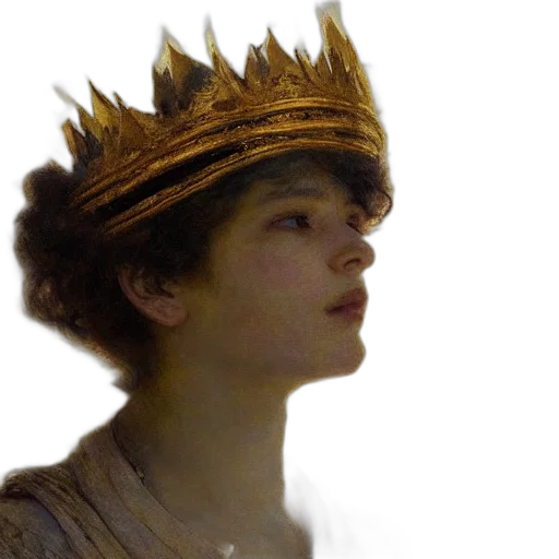 crown, hat, face, dragon transparent PNG cut-out