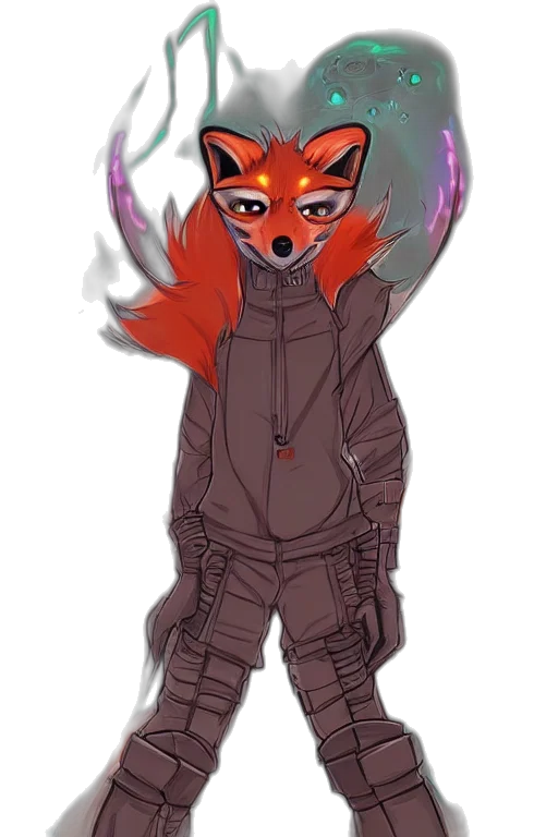 staff, jacket, mask, creature transparent PNG cut-out