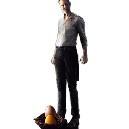3d render, concept art, edward, norton, egg, concept, art, greg transparent PNG cut-out