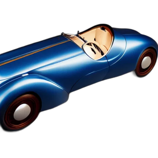 car, 3d render, concept art, cartoon, photorealistic, retro, futuristic, bugatti transparent PNG cut-out