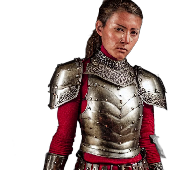 photorealistic, concept art, fantasy art, 3d render, photograph, real-life, female, warrior transparent PNG cut-out
