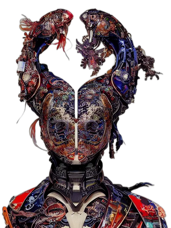 mask, robot, face, crown transparent PNG cut-out