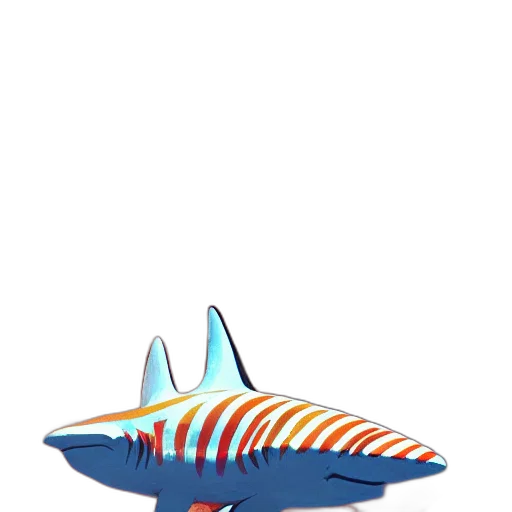 hat, umbrella, creature, animal, 3d render, concept art, vaporwave, pixel art transparent PNG cut-out