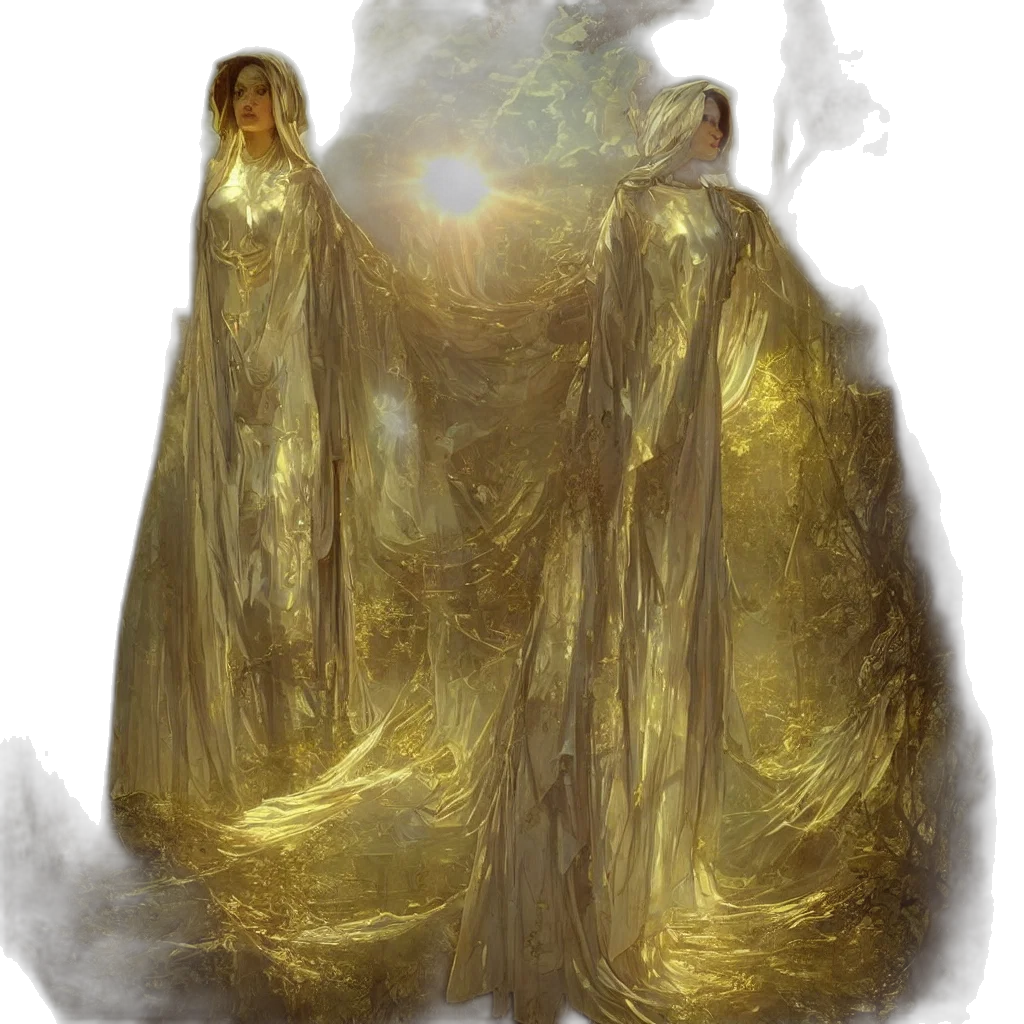 dress, crown, hair, mask, concept art, fantasy art, photorealistic, oil painting transparent PNG cut-out
