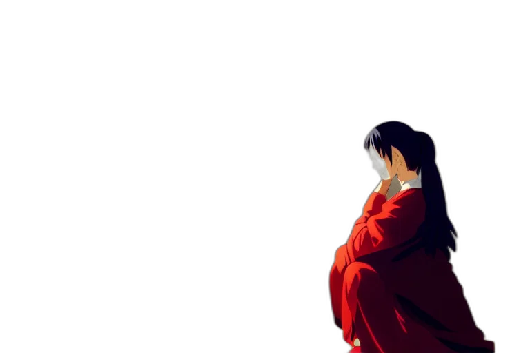 jacket, dress, face, mask transparent PNG cut-out