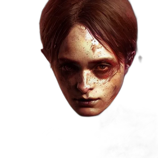 face, mask, creature, staff, concept art, photorealistic, fantasy art, pixel art transparent PNG cut-out