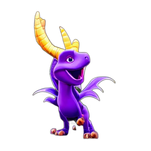 dragon, animal, creature, staff transparent PNG cut-out