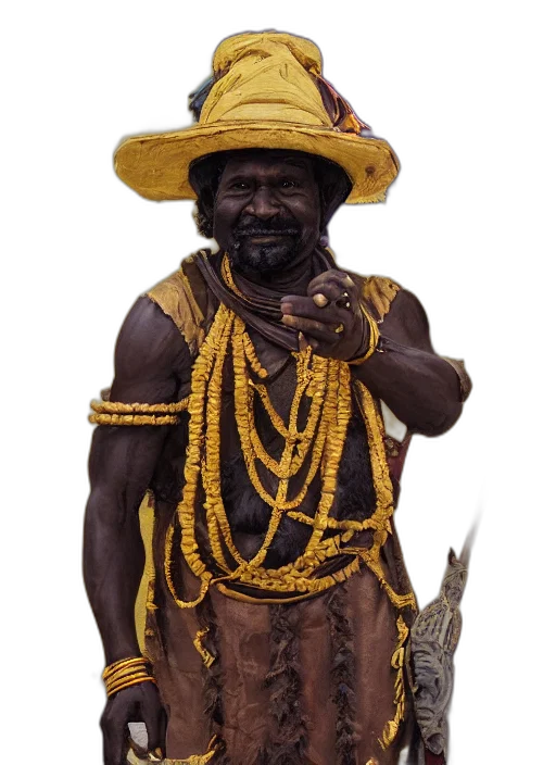 staff, jewelry, mask, sword, 3d render, photorealistic, concept art, fantasy art transparent PNG cut-out