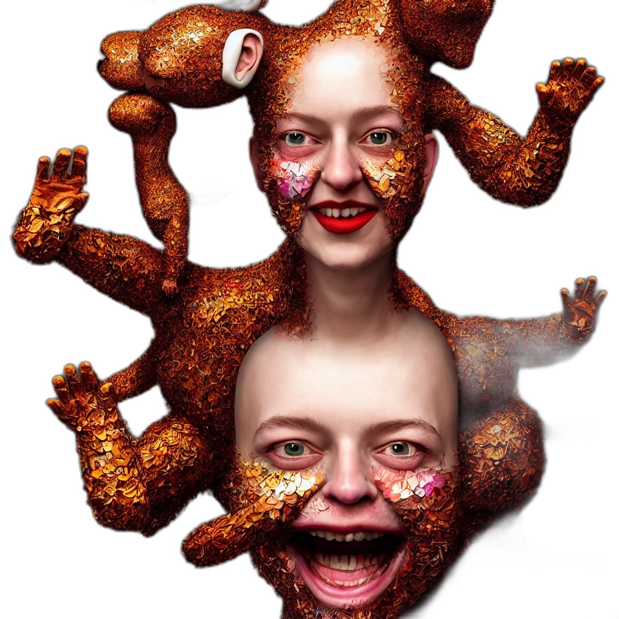 creature, face, mask, animal transparent PNG cut-out
