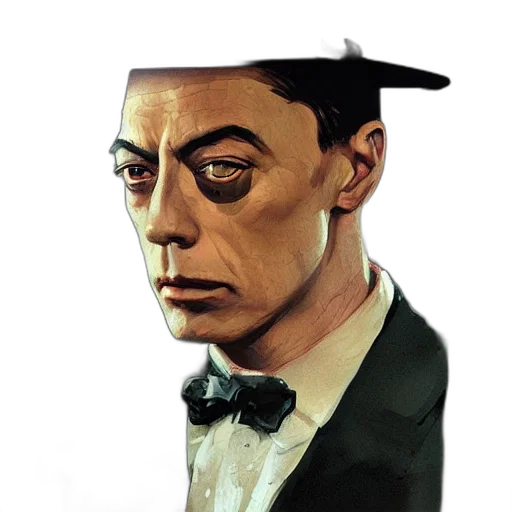 face, mask, hat, staff transparent PNG cut-out