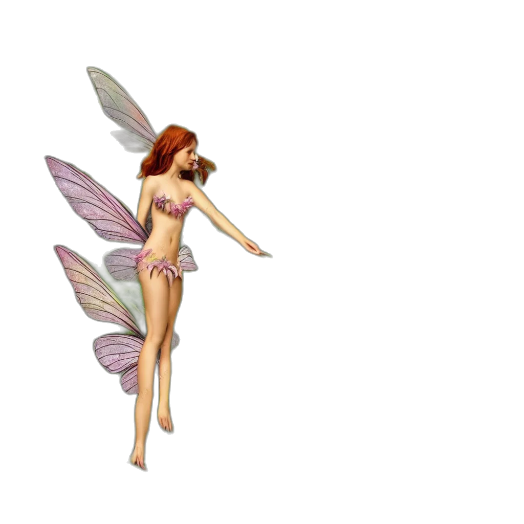 creature, pixel art, concept art, 3d render, fantasy art, fairy, jungle, magical transparent PNG cut-out