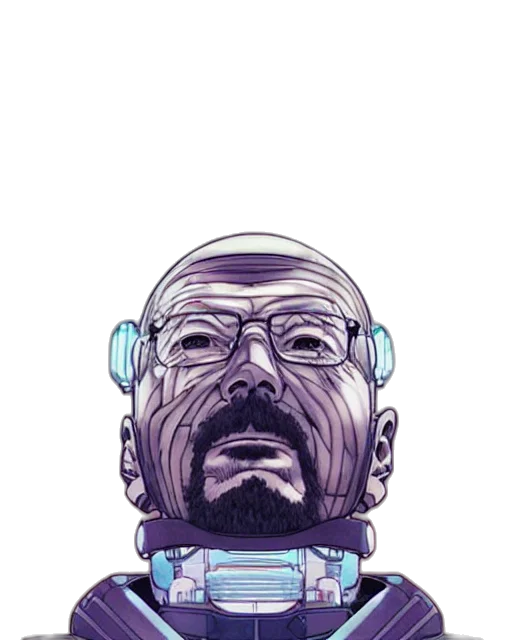 robot, face, mask, staff transparent PNG cut-out