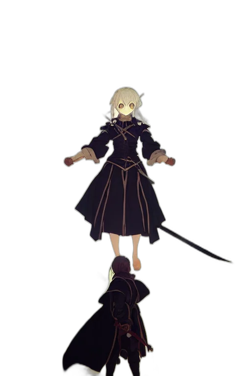 staff, sword, weapon, dress transparent PNG cut-out