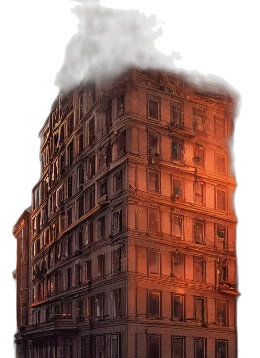 building, jacket, concept art, photorealistic transparent PNG cut-out