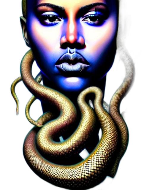 face, hair, jewelry, mask, photorealistic, fantasy art, concept art, comic book art transparent PNG cut-out