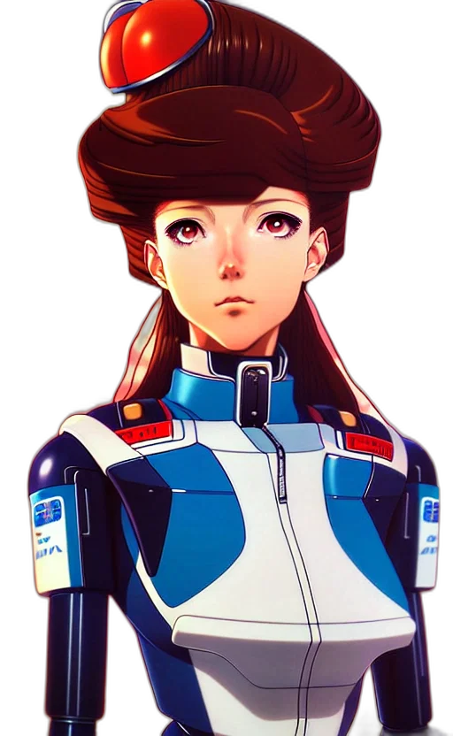 robot, face, jacket, staff transparent PNG cut-out