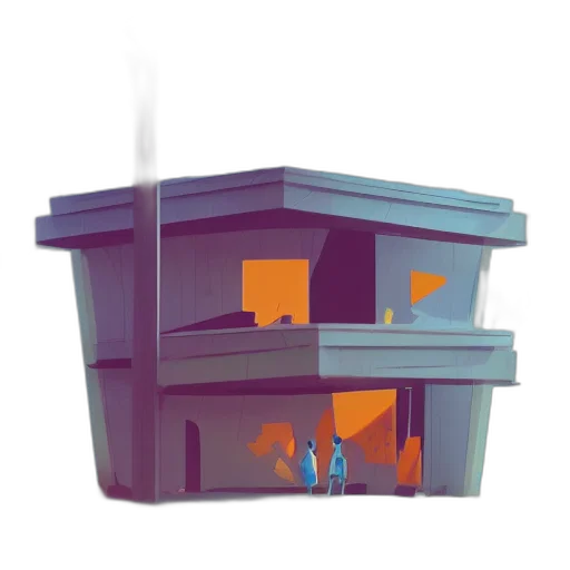 furniture, building, robot, hat transparent PNG cut-out