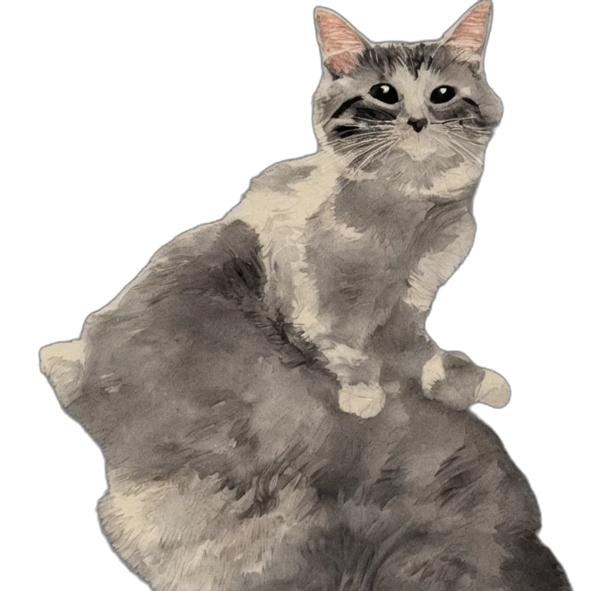 animal, creature, staff, face, photorealistic, watercolor, concept art, oil painting transparent PNG cut-out