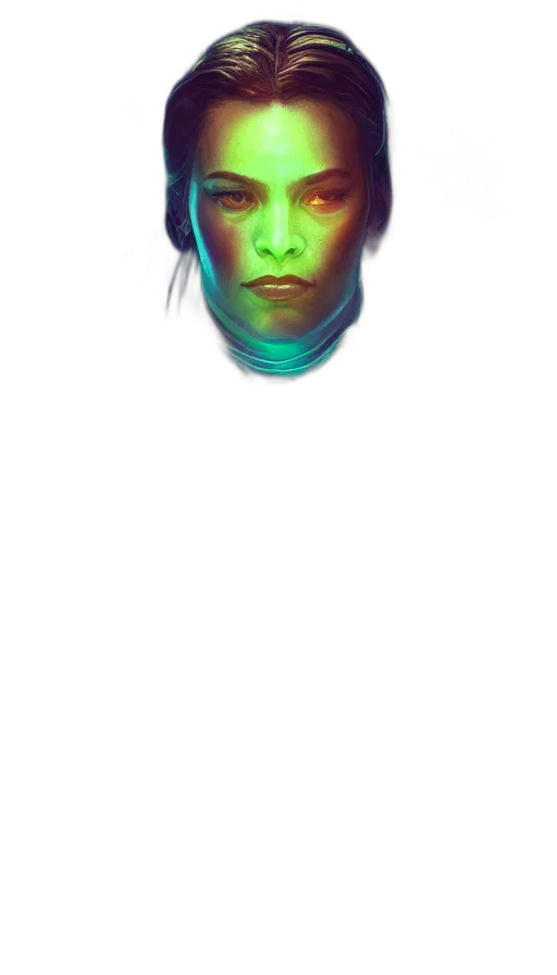 face, mask, robot, creature transparent PNG cut-out