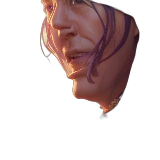 face, mask, creature, crown transparent PNG cut-out