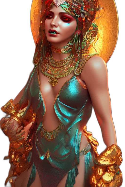 jewelry, crown, dress, staff transparent PNG cut-out