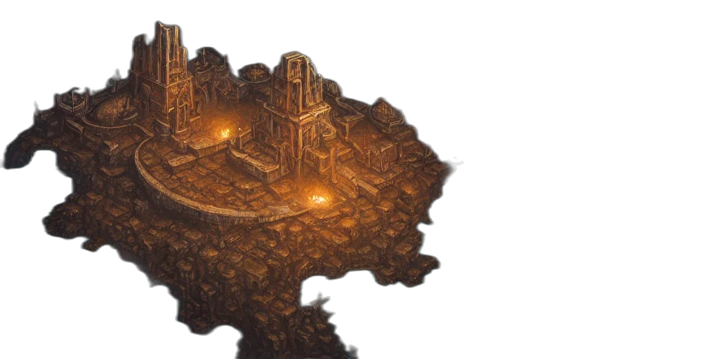 crown, building, concept art, pixel art transparent PNG cut-out