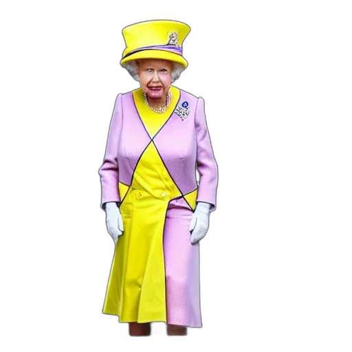 dress, hat, crown, staff transparent PNG cut-out