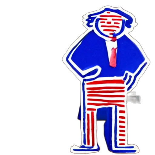 jacket, staff, mask, cartoon transparent PNG cut-out