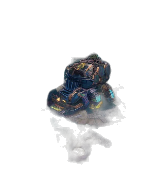 robot, crown, weapon, creature transparent PNG cut-out