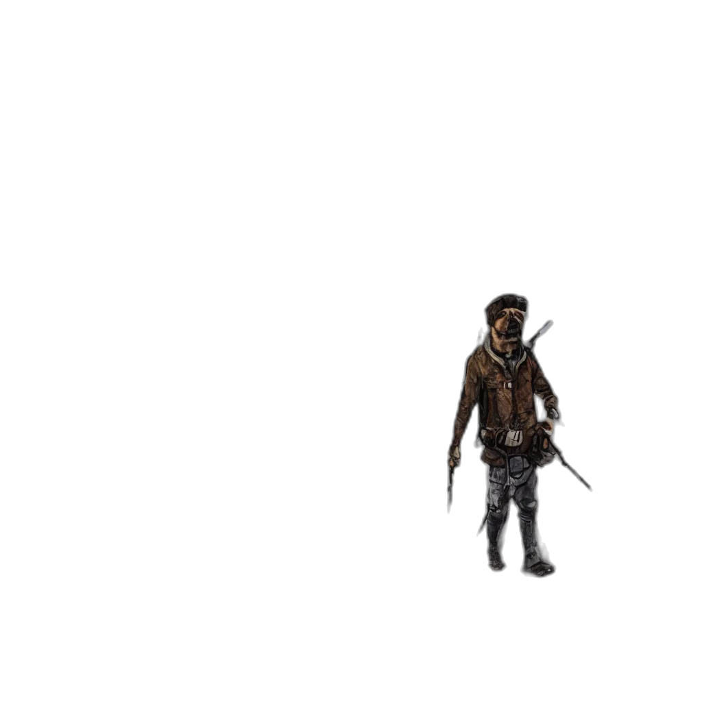 staff, weapon, sword, jacket transparent PNG cut-out
