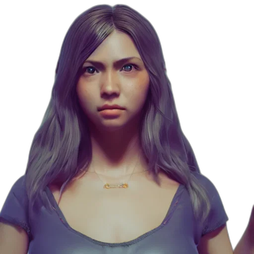 face, concept art, photorealistic, fantasy art transparent PNG cut-out