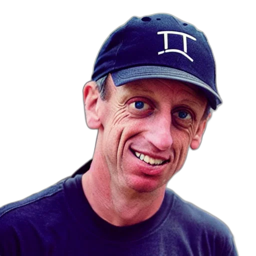 staff, hat, face, animal, photorealistic, tony, hawk, pro transparent PNG cut-out