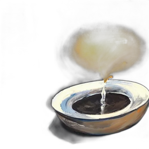 food, photorealistic, 3d render, watercolor transparent PNG cut-out