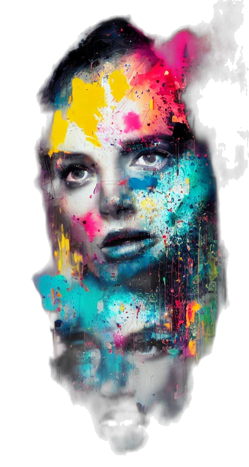 face, mask, dress, robot transparent PNG cut-out