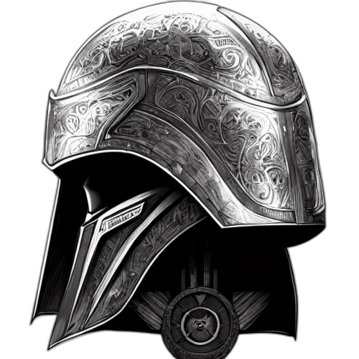 mask, sword, weapon, crown, fantasy art, concept art, photorealistic, comic book art transparent PNG cut-out