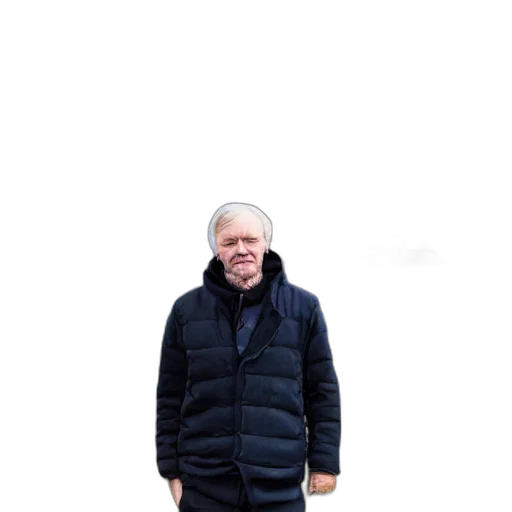 jacket, creature, animal, face, 3d render, photorealistic, concept art, pixel art transparent PNG cut-out